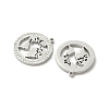 304 Stainless Steel Rhinestone Pendants STAS-V015-08P-2