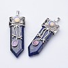 Natural Lapis Lazuli Big Pointed Pendants G-F340-05I-1