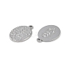 Non-Tarnish 304 Stainless Steel Pendants STAS-L277-01P-2