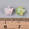 Frosted Transparent Acrylic Beads FACR-T009-01A-4