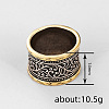 Brass Wide Band Finger Rings for Women WG6EEAC-01-4
