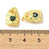 Brass Micro Pave Cubic Zirconia Pendants KK-H461-06G-02-3