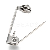 Tarnish Resistant 304 Stainless Steel Brooch Findings Sets LS-STAS-G137-52P-04-2