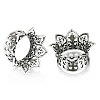 Hollow Out Flower Brass Alloy Ear Tunnels FS-WG7C815-11-1
