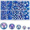 70G  5 Styles ABS Plastic Imitation Pearl Cabochons OACR-SC0001-45E-1