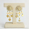 304 Stainless Steel Chandelier Earrings for Women WG43ED1-01-1