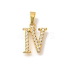 Ion Plating(IP) 304 Stainless Steel Micro Pave Cubic Zirconia Pendants STAS-H228-02G-04-1