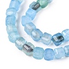 Dyed Natural Agate Beads Strands G-T138-211C-3