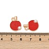 Alloy Enamel Pendants ENAM-V001-01A-KCG-3