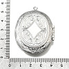 Rack Plating Brass Locket Pendants KK-K277-09P-3