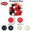 Rubberized Style Imitated Silicone Acrylic Beads MACR-PA0001-06A-05-2
