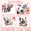 3 Sheets 3 Styles PVC Waterproof Decorative Stickers DIY-WH0404-077-3