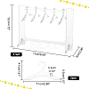 Acrylic Earring Display Stands EDIS-PH0001-43B-2