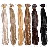 6Pcs 6 Colors High Temperature Fiber Long Wavy Roman Hairstyle Doll Wig Hair DIY-GL0005-61-1