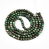 Baking Paint Glass Beads Strands DGLA-N003-6mm-B09-3