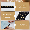 2 Skeins Polyester Twist Ribbons SRIB-FG0001-23-4