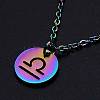 201 Stainless Steel Pendants Necklaces NJEW-S105-JN627-7-1