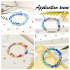 160Pcs 4 Colors 304 Stainless Steel Linking Rings STAS-UN0028-20-6