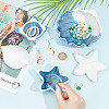 Starfish Ceramics Jewelry Plates AJEW-GO0001-32-3