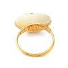 Natural Shiva Eye Shell Finger Rings RJEW-TA00166-5