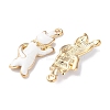 Alloy Enamel Pendants ENAM-O001-08J-G-2