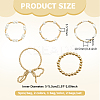 2 Bags 2 Colors Round Acrylic Bead Stretch Bracelets for Women BJEW-GO0001-08-2