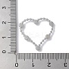 Stainless Steel Color 304 Stainless Steel Rhinestonet Pendants STAS-Q312-02B-P-3