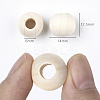 Unfinished Natural Wood European Beads WOOD-Q041-04D-2