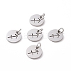 Non-Tarnish 304 Stainless Steel Charms STAS-Q201-T445-9S-3