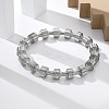 304 Stainless Steel Stretch Bangles for Women BJEW-P315-02H-P-2