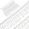 Polyester & Imitation Pearl Beaded Tassel Ribbon OCOR-XCP0002-82-1