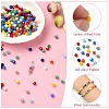2250Pcs 15 Colors Opaque Solid Color Electroplate Glass Beads Strands GLAA-YW0003-25-3