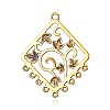 Tibetan Style Alloy Chandelier Component Links PALLOY-G118-02AG-2