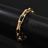 Ion Plating(IP) 304 Stainless Steel Cable Chains Bracelets for Men BJEW-U017-01G-3