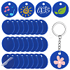 Opaque Acrylic Pendants SACR-WH0006-32A-01-1