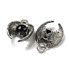 Bat Natural Obsidian Pendants G-F766-03AS-05-2