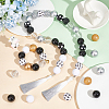   1 Set Mixed Style Acrylic Round Beads Sets SACR-PH0001-52D-5