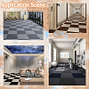 10Pcs 2 Colors Square Self-adhesion Polyester Carpet Tape DIY-CN0003-16-4