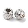 Non-Tarnish 201 Stainless Steel Spacer Beads X-STAS-K259-14C-P-2