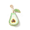 Alloy Enamel Pendants AL-CBA24A7-01G-05-1