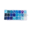   24 Color Imitation Pearl & Crackle & Transparent & Opaque Glass Beads GLAA-PH0002-89B-2