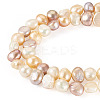 1 Strand Natural Cultured Freshwater Pearl Beads Strands PEAR-TA0001-17-1