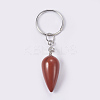 Natural Red Jasper Keychain KEYC-P041-B06-2