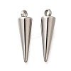 201 Stainless Steel Pendants STAS-F311-05P-09-1