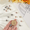 20Pcs 4 Colors Alloy Rhinestone Beads FIND-PA0001-20-3