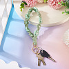Cotton Braided Flower Pendant Decorations AJEW-TAC0030-032G-02-5
