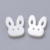 Bunny Natural Freshwater Shell Beads X-SHEL-T007-18-1