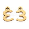 Ion Plating(IP) 304 Stainless Steel Pendants STAS-A045-11G-2