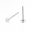Non-Tarnish 304 Stainless Steel Stud Earring Findings A-STAS-D448-088P-2mm-2
