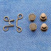 Alloy Adjustable Jean Button Pins BUTT-PW0001-04A-AB-1